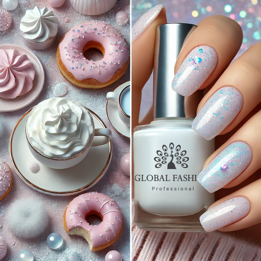 Ojă semipermanentă Milkshake Glitter 