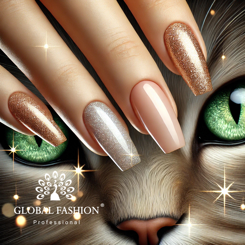 Gel polish cats eye 3d snow white   Produse pentru unghii 